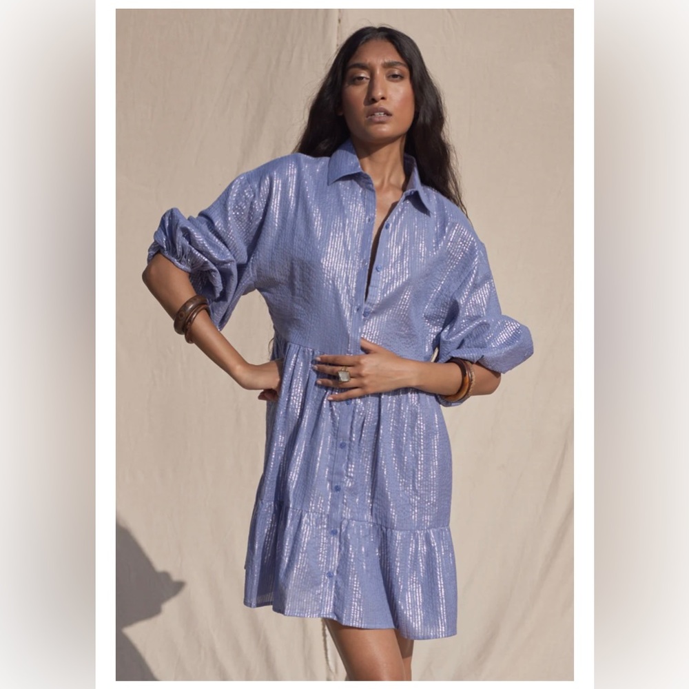 Purple Wonderland Tea Party Mini Dress